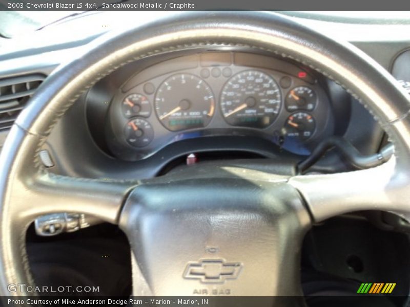 Sandalwood Metallic / Graphite 2003 Chevrolet Blazer LS 4x4