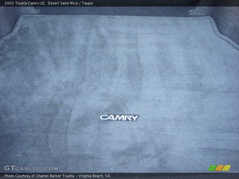 Desert Sand Mica / Taupe 2003 Toyota Camry LE
