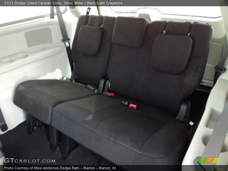 Stone White / Black/Light Graystone 2013 Dodge Grand Caravan Crew