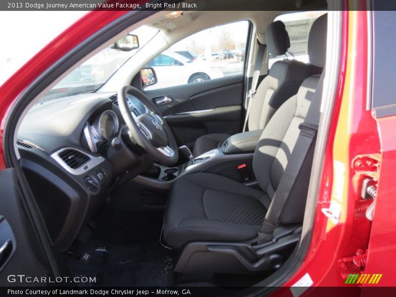 Bright Red / Black 2013 Dodge Journey American Value Package