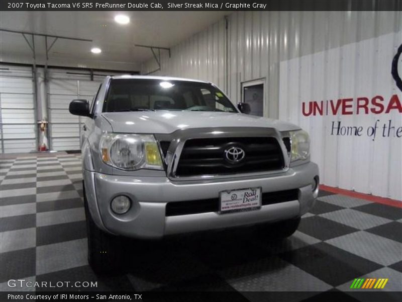 Silver Streak Mica / Graphite Gray 2007 Toyota Tacoma V6 SR5 PreRunner Double Cab