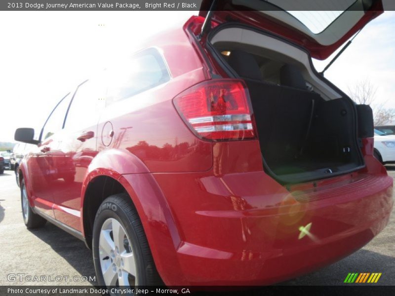 Bright Red / Black 2013 Dodge Journey American Value Package