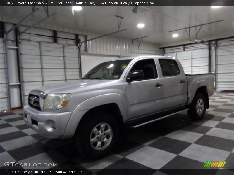 Silver Streak Mica / Graphite Gray 2007 Toyota Tacoma V6 SR5 PreRunner Double Cab