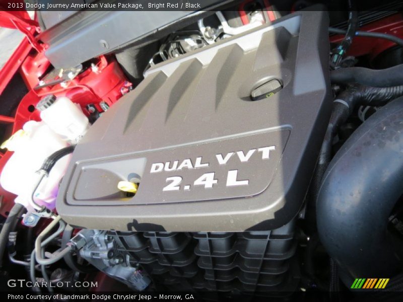 Bright Red / Black 2013 Dodge Journey American Value Package
