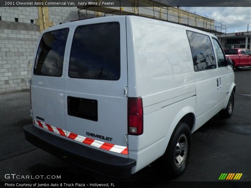 Ivory White / Pewter 2001 Chevrolet Astro Commercial Van