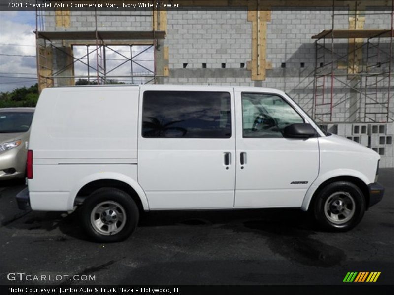 Ivory White / Pewter 2001 Chevrolet Astro Commercial Van