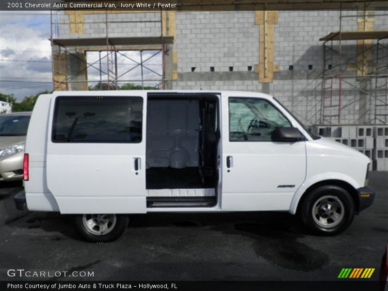 Ivory White / Pewter 2001 Chevrolet Astro Commercial Van