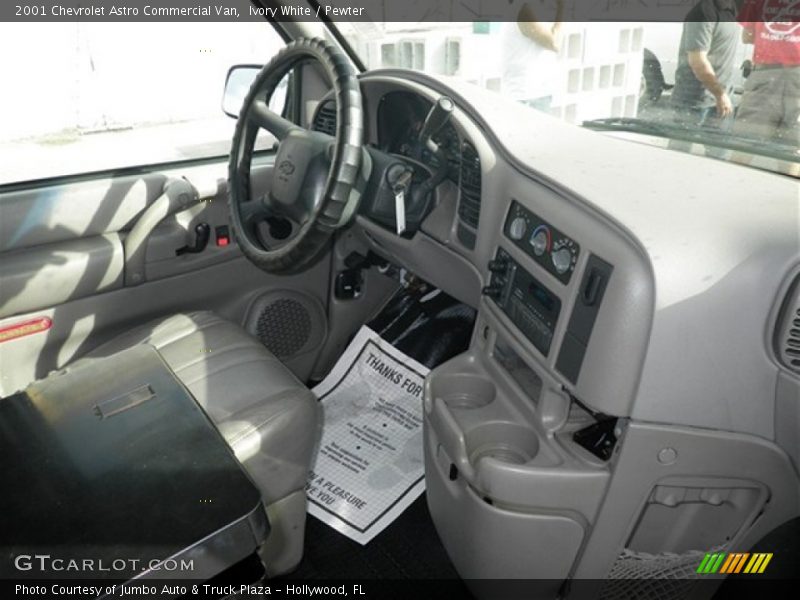Ivory White / Pewter 2001 Chevrolet Astro Commercial Van