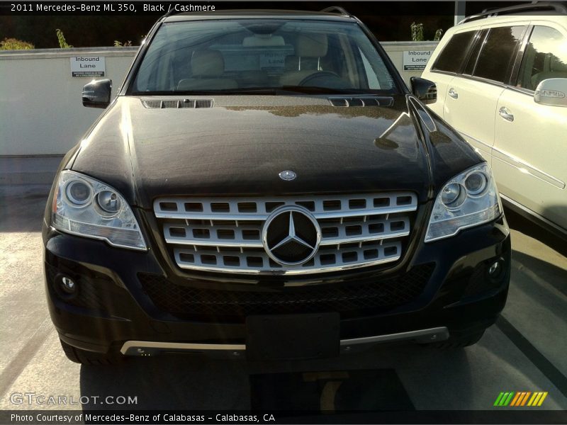 Black / Cashmere 2011 Mercedes-Benz ML 350