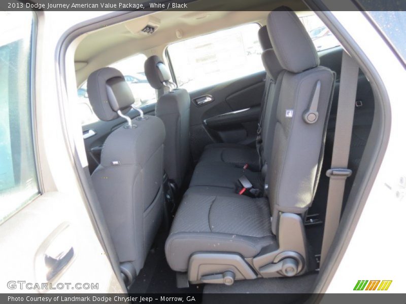 White / Black 2013 Dodge Journey American Value Package