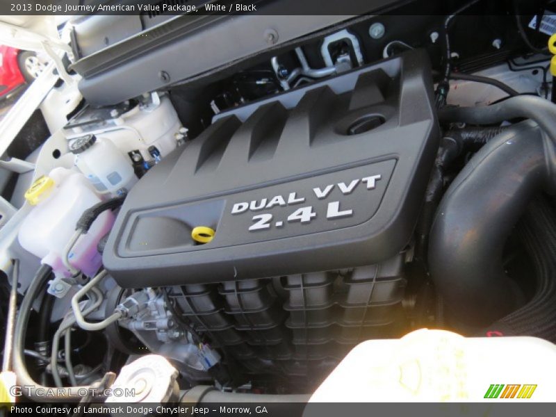 White / Black 2013 Dodge Journey American Value Package