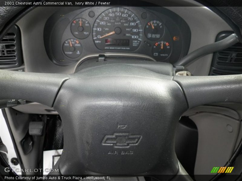 Ivory White / Pewter 2001 Chevrolet Astro Commercial Van