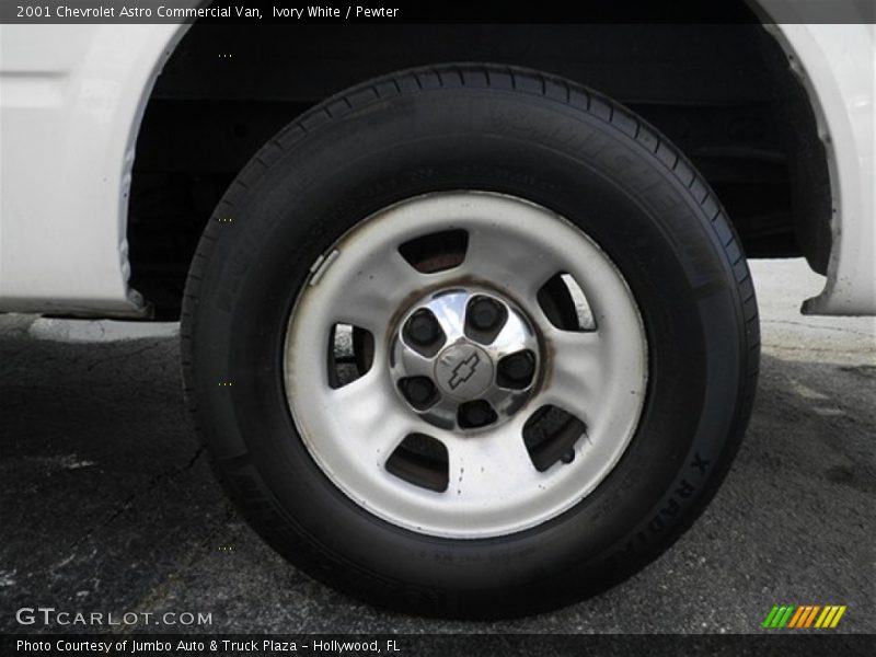 Ivory White / Pewter 2001 Chevrolet Astro Commercial Van