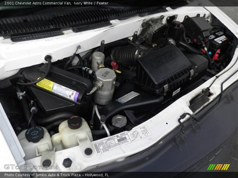 Ivory White / Pewter 2001 Chevrolet Astro Commercial Van