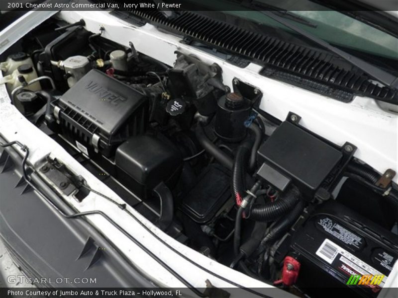 Ivory White / Pewter 2001 Chevrolet Astro Commercial Van