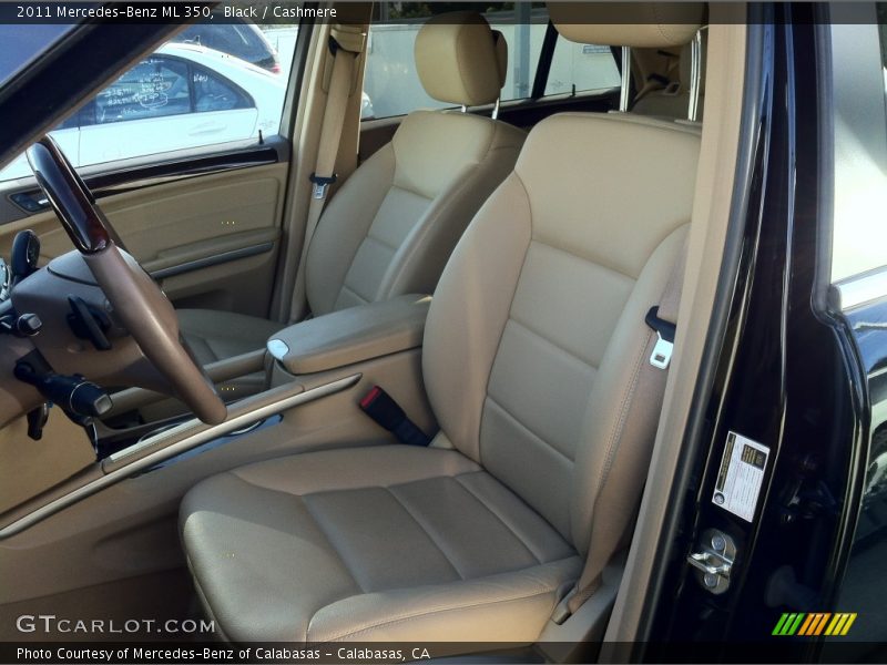 Black / Cashmere 2011 Mercedes-Benz ML 350