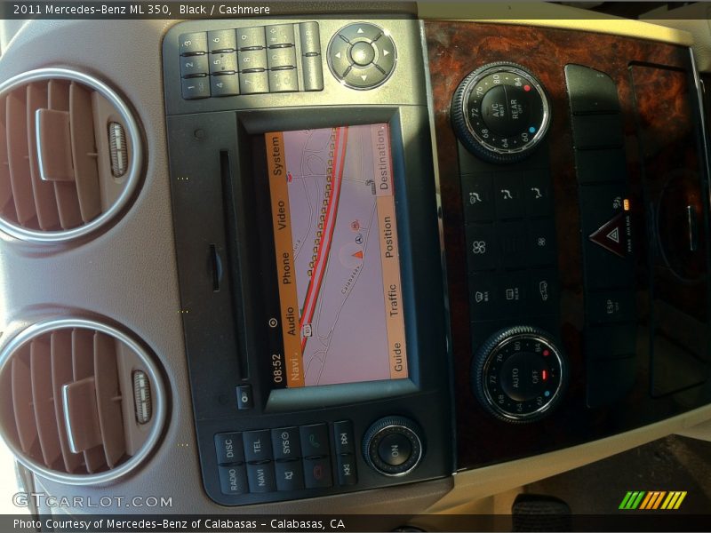 Black / Cashmere 2011 Mercedes-Benz ML 350