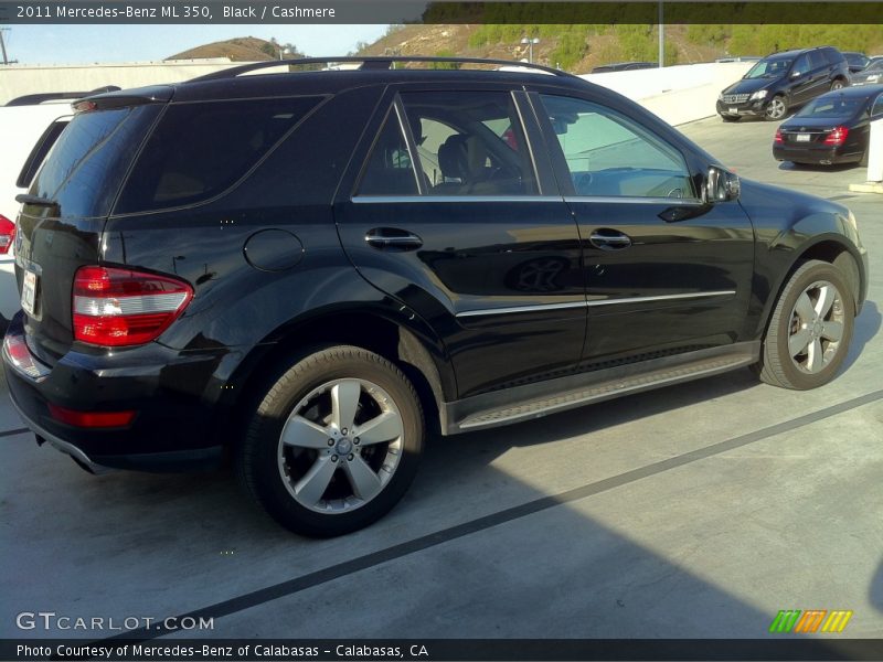 Black / Cashmere 2011 Mercedes-Benz ML 350
