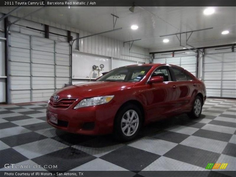 Barcelona Red Metallic / Ash 2011 Toyota Camry LE