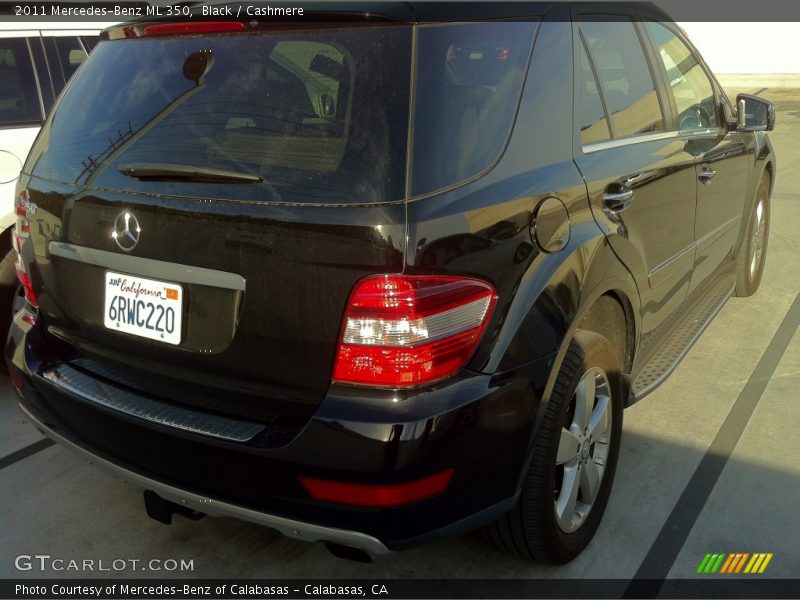 Black / Cashmere 2011 Mercedes-Benz ML 350