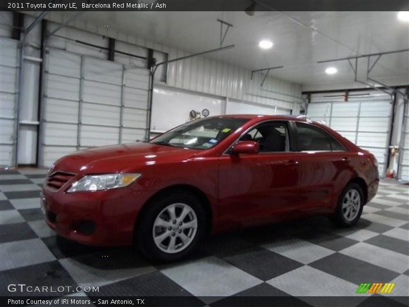 Barcelona Red Metallic / Ash 2011 Toyota Camry LE