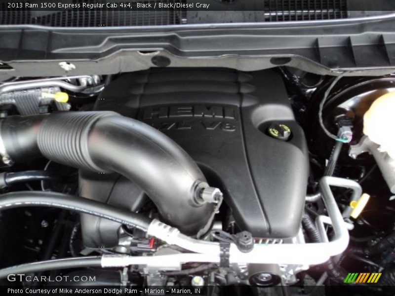 Black / Black/Diesel Gray 2013 Ram 1500 Express Regular Cab 4x4