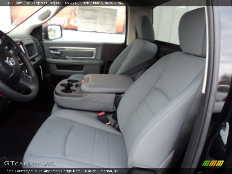 Black / Black/Diesel Gray 2013 Ram 1500 Express Regular Cab 4x4