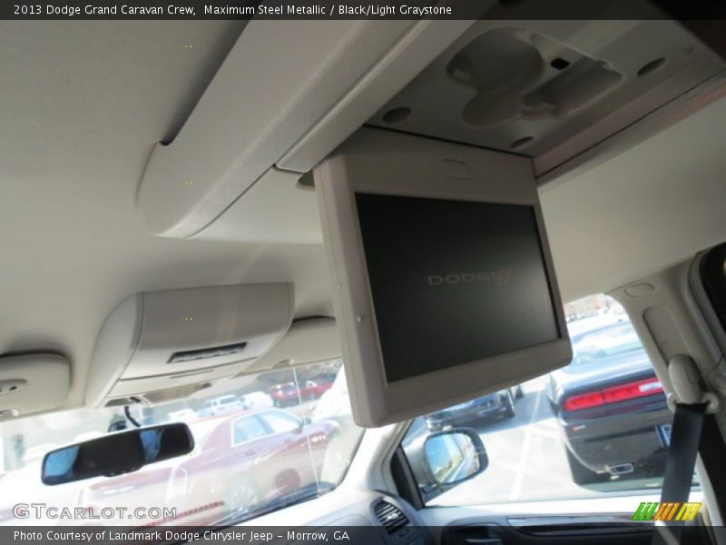 Maximum Steel Metallic / Black/Light Graystone 2013 Dodge Grand Caravan Crew
