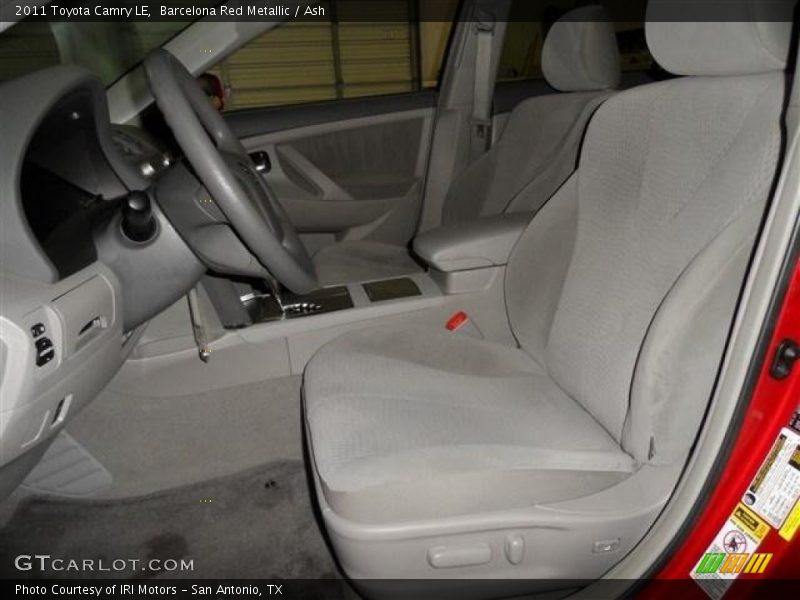 Barcelona Red Metallic / Ash 2011 Toyota Camry LE