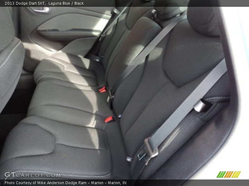 Laguna Blue / Black 2013 Dodge Dart SXT