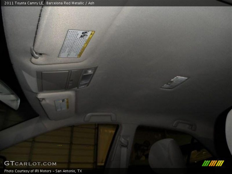 Barcelona Red Metallic / Ash 2011 Toyota Camry LE