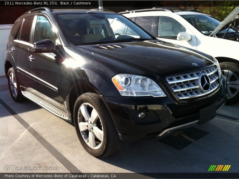 Black / Cashmere 2011 Mercedes-Benz ML 350