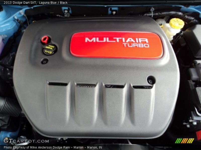 Laguna Blue / Black 2013 Dodge Dart SXT