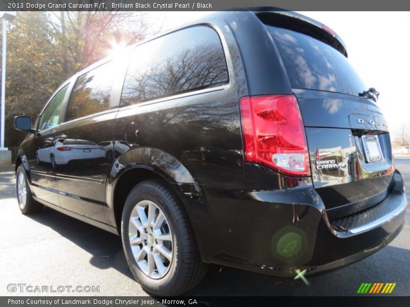 Brilliant Black Crystal Pearl / Black 2013 Dodge Grand Caravan R/T