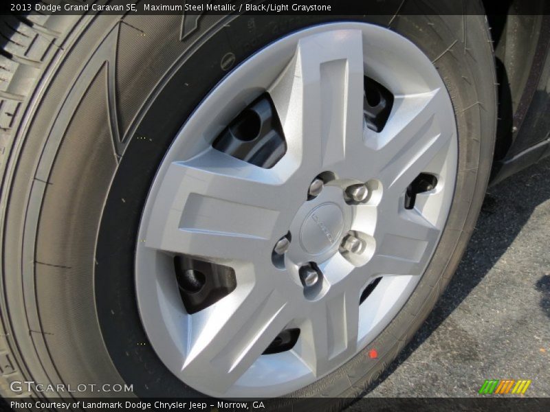 Maximum Steel Metallic / Black/Light Graystone 2013 Dodge Grand Caravan SE