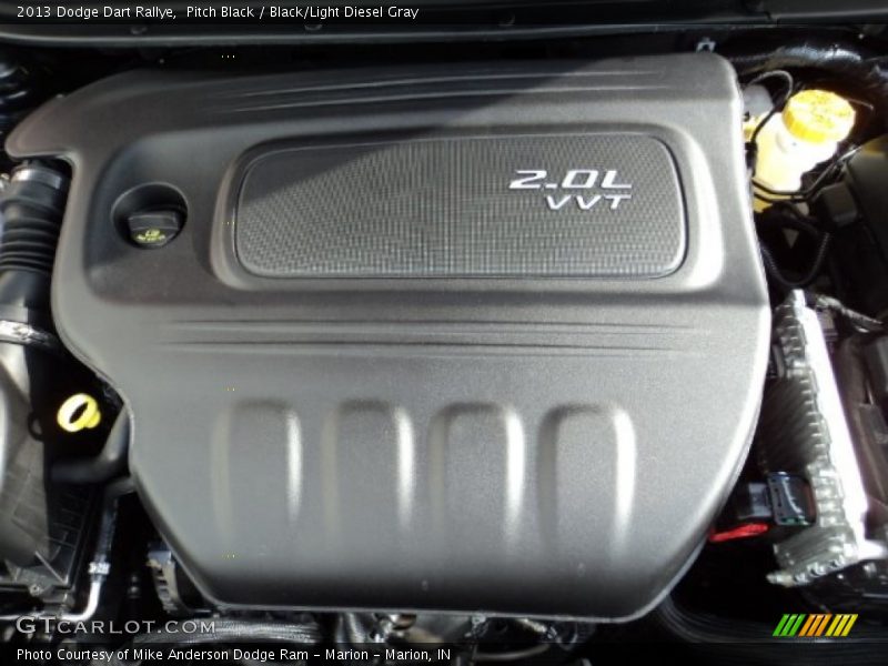 Pitch Black / Black/Light Diesel Gray 2013 Dodge Dart Rallye