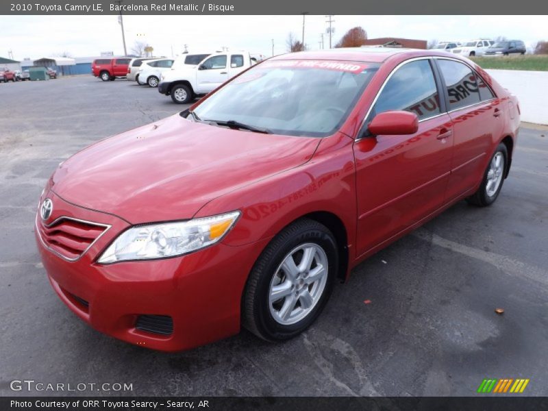 Barcelona Red Metallic / Bisque 2010 Toyota Camry LE