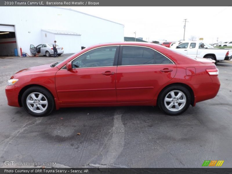 Barcelona Red Metallic / Bisque 2010 Toyota Camry LE