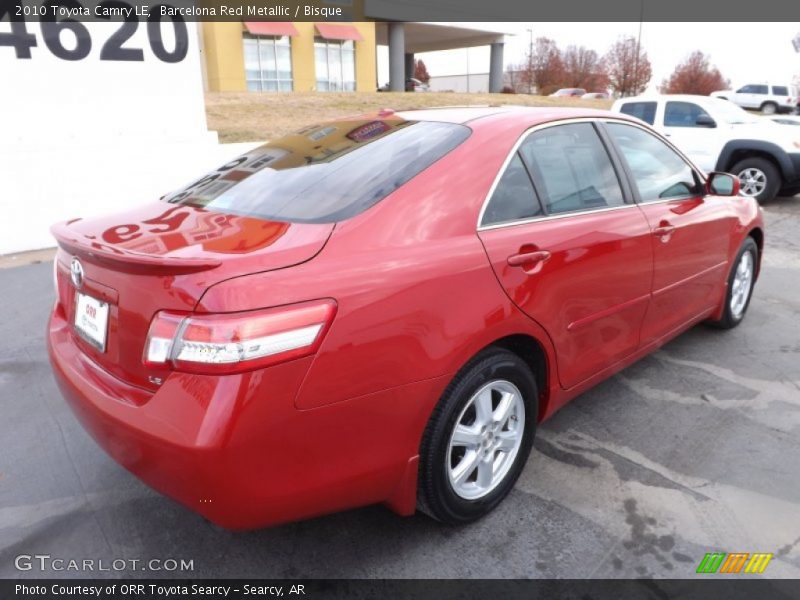 Barcelona Red Metallic / Bisque 2010 Toyota Camry LE