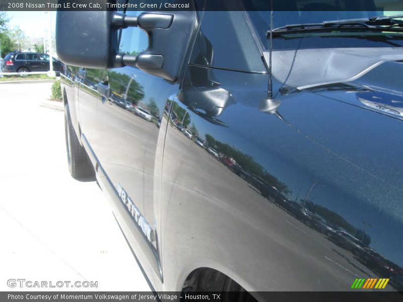 Timberline Green / Charcoal 2008 Nissan Titan LE Crew Cab