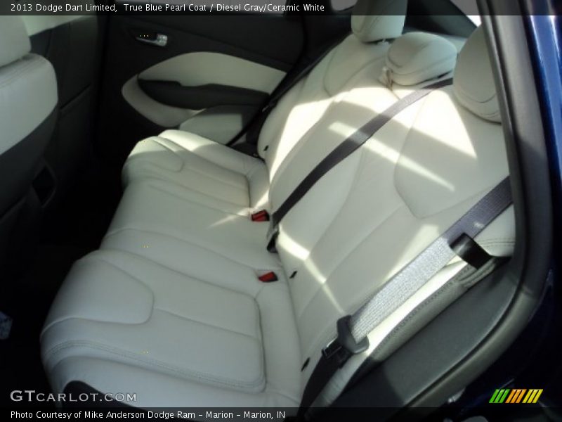 True Blue Pearl Coat / Diesel Gray/Ceramic White 2013 Dodge Dart Limited