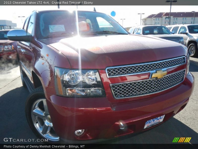 Crystal Red Tintcoat / Ebony 2013 Chevrolet Tahoe LTZ 4x4