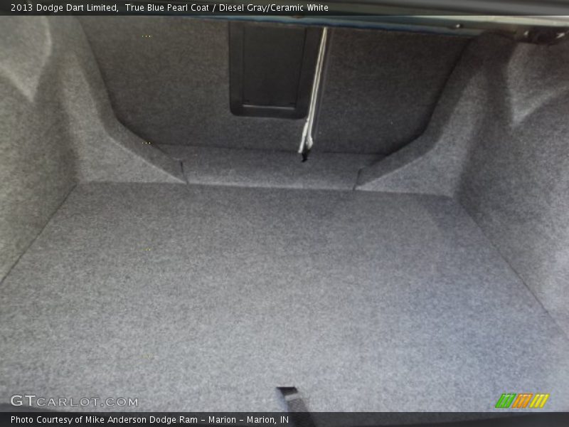 True Blue Pearl Coat / Diesel Gray/Ceramic White 2013 Dodge Dart Limited