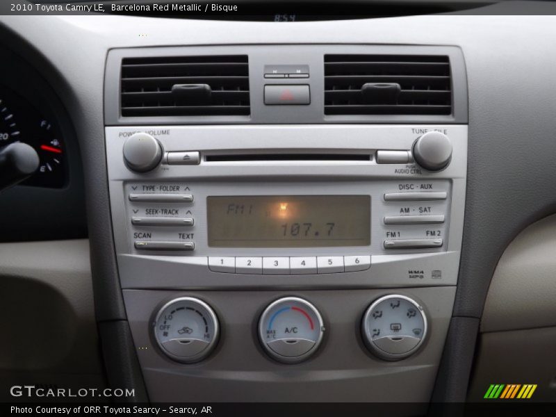 Barcelona Red Metallic / Bisque 2010 Toyota Camry LE