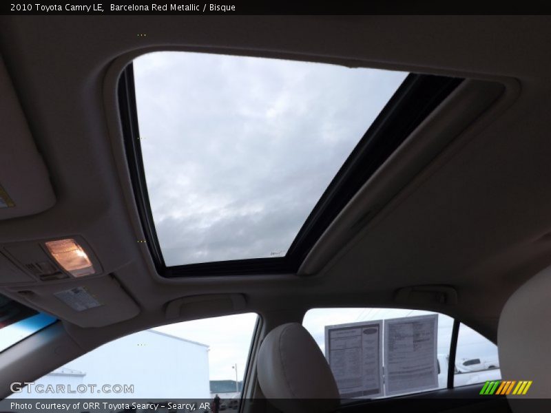 Barcelona Red Metallic / Bisque 2010 Toyota Camry LE