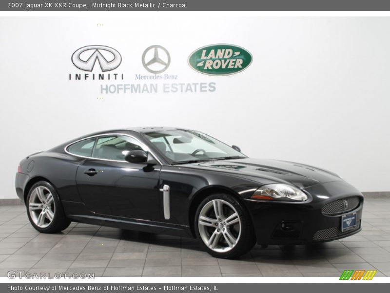 Midnight Black Metallic / Charcoal 2007 Jaguar XK XKR Coupe