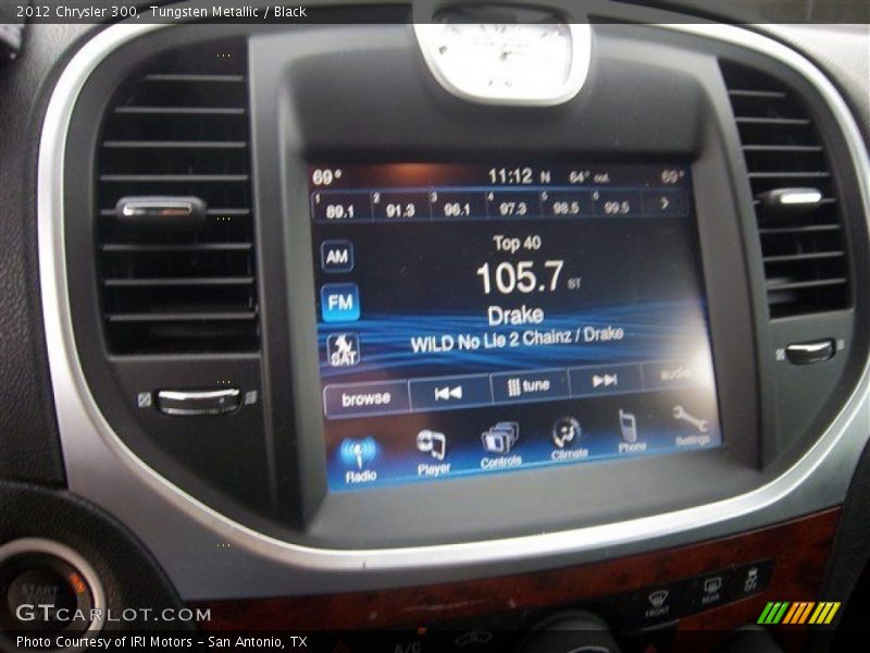 Tungsten Metallic / Black 2012 Chrysler 300