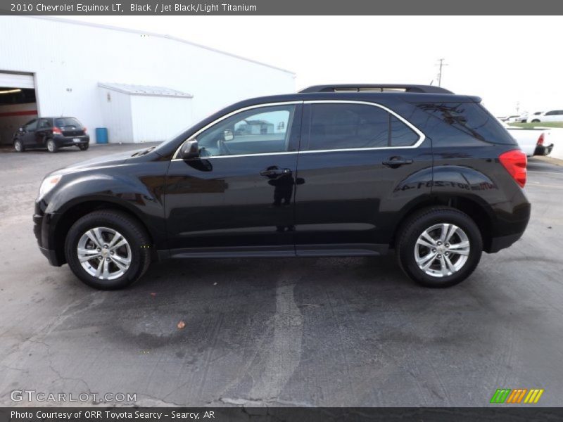 Black / Jet Black/Light Titanium 2010 Chevrolet Equinox LT