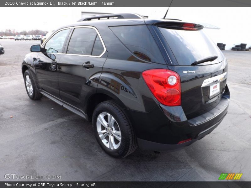 Black / Jet Black/Light Titanium 2010 Chevrolet Equinox LT