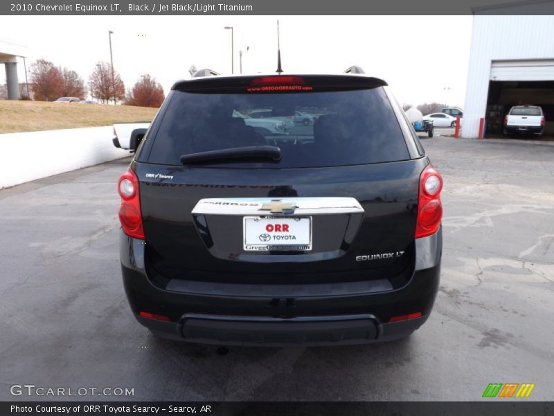 Black / Jet Black/Light Titanium 2010 Chevrolet Equinox LT